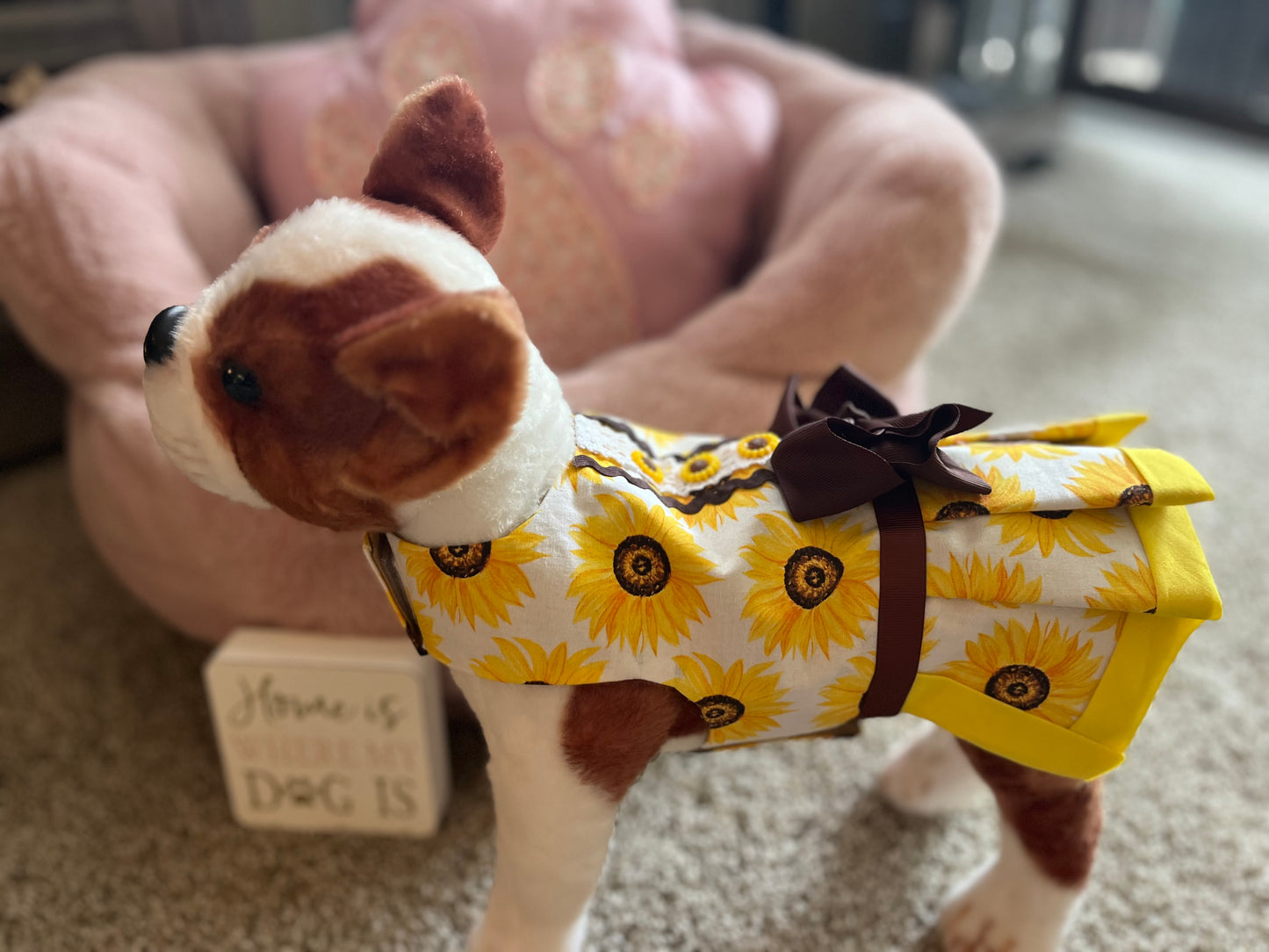 Sunflower harness dress