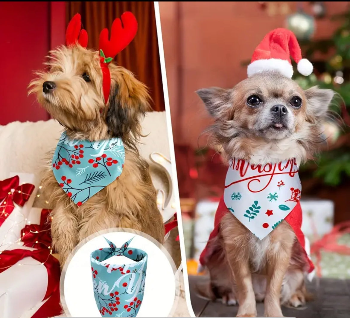 Christmas Tie-On Bandanas
