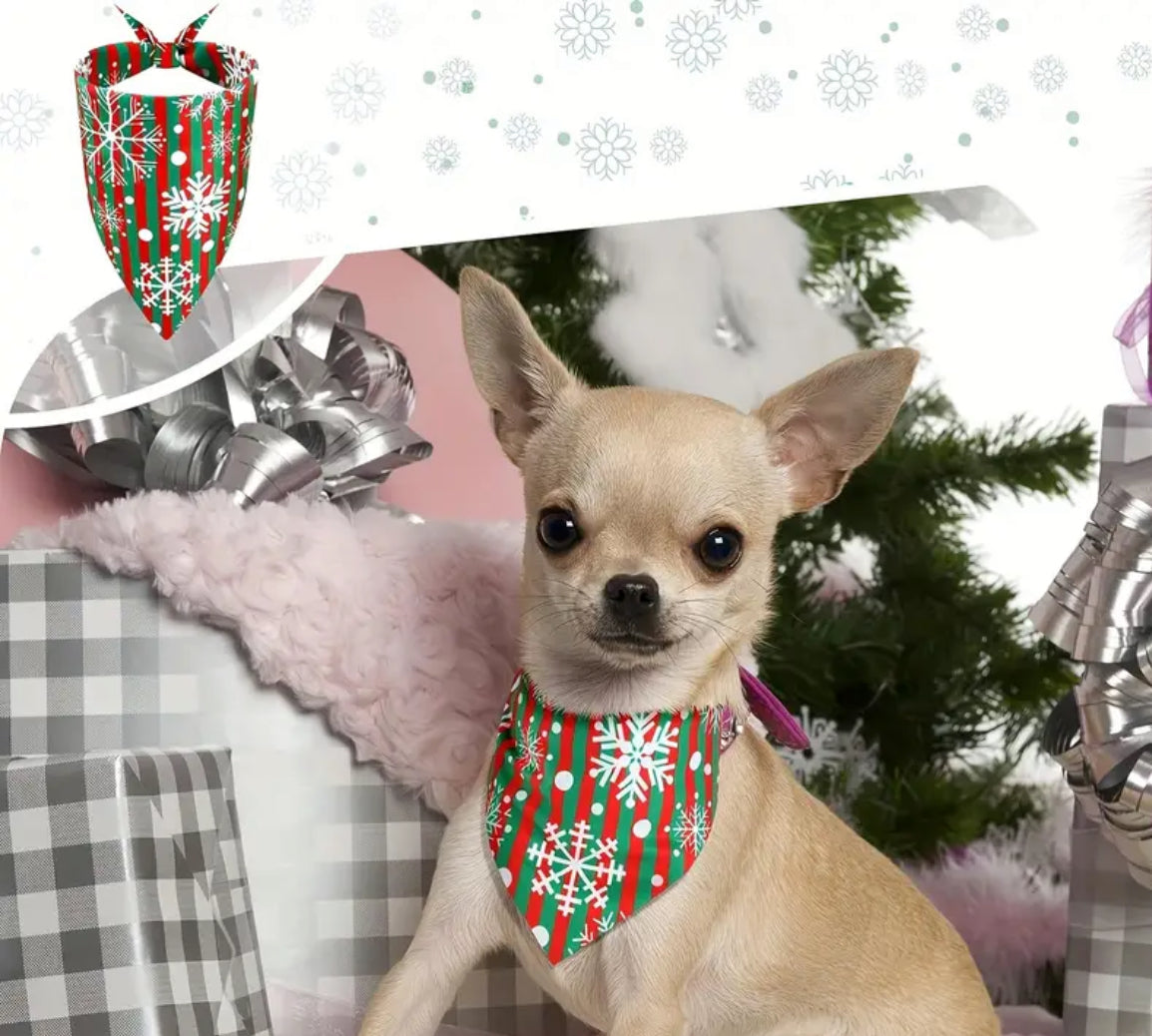 Christmas Tie-On Bandanas