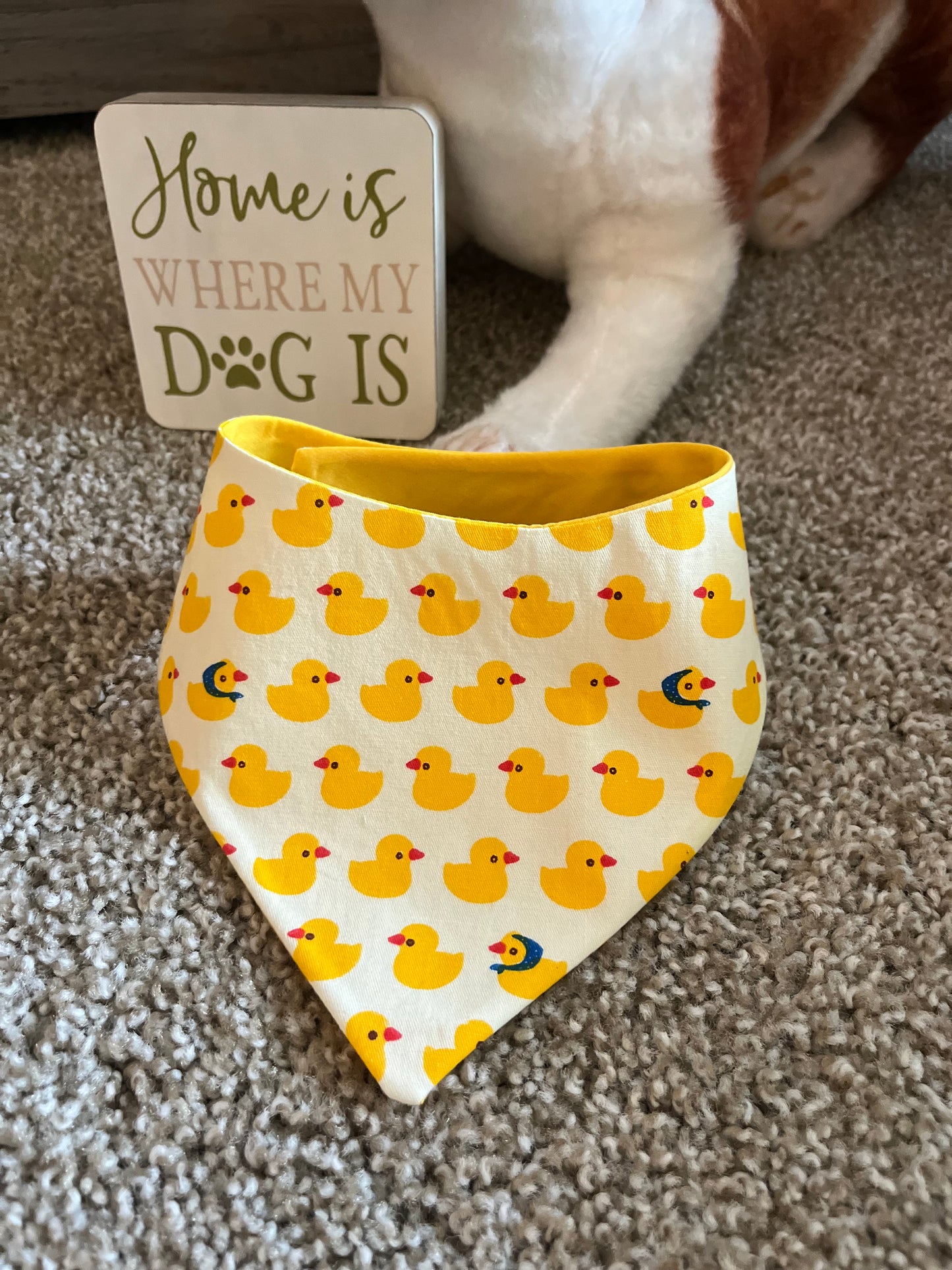 White and Yellow Ducklings Bandana