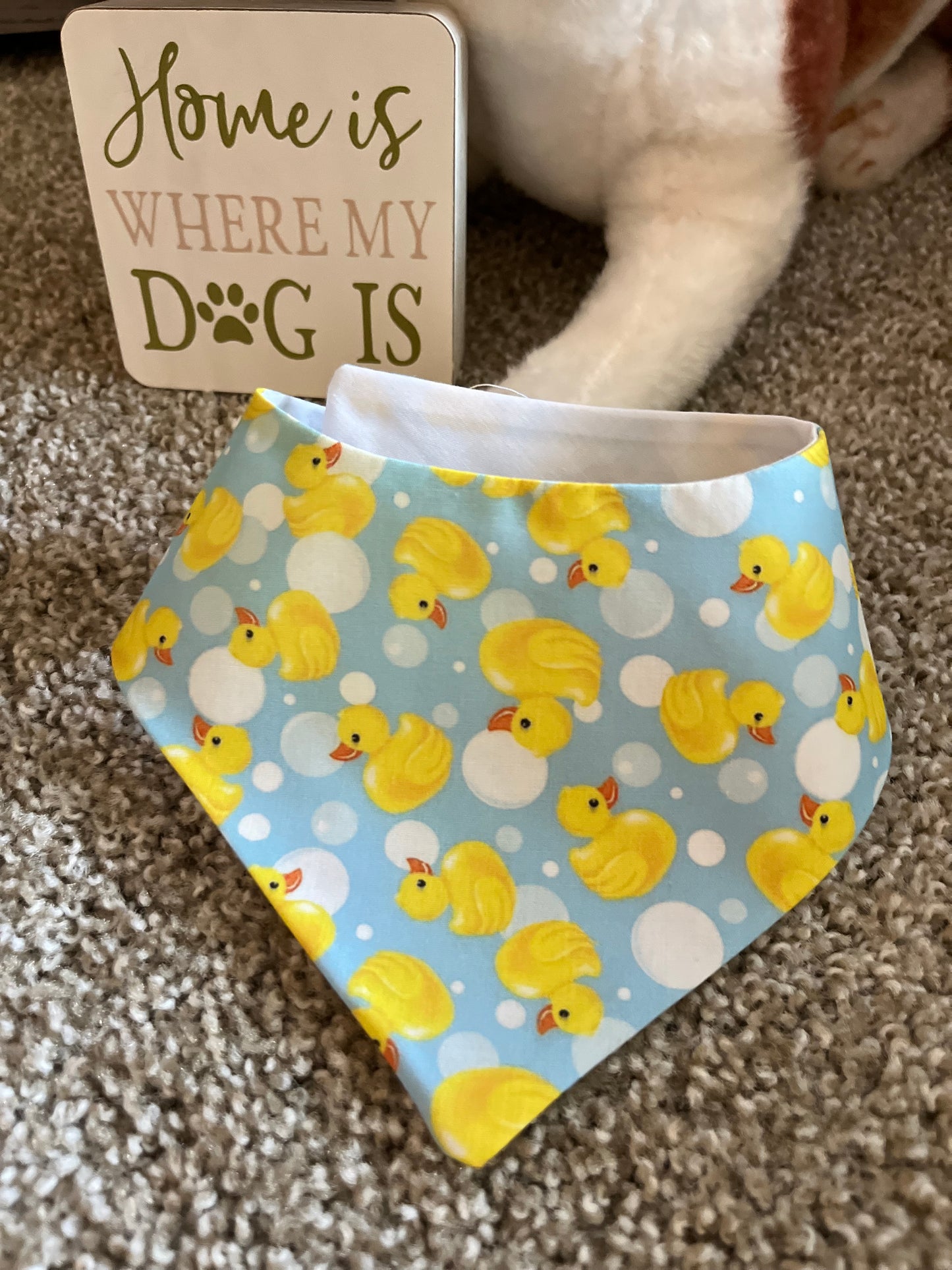 White and Blue Ducklings Bandana