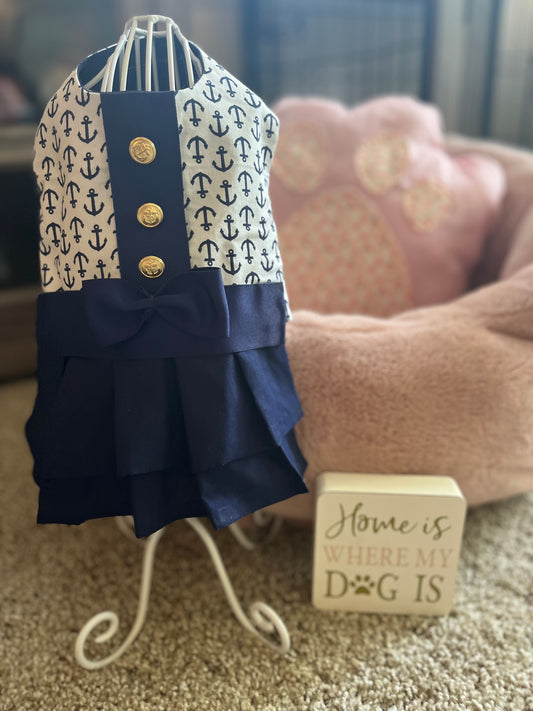 Nautical harness dress