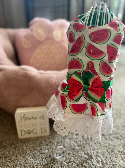 Watermelon harness dress
