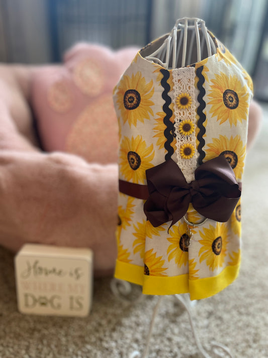 Sunflower harness dress