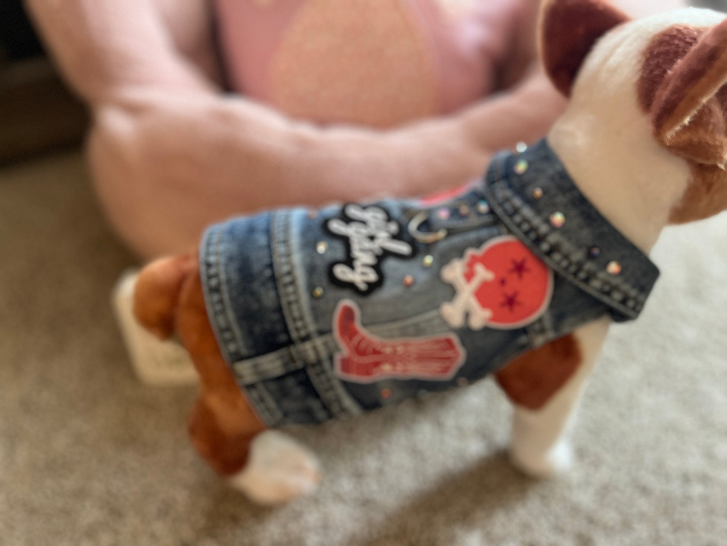 Girl gang - Dog’s denim vest