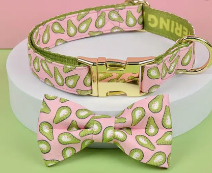 Collar and bow tie set