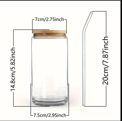 Dog Mom glass tumbler