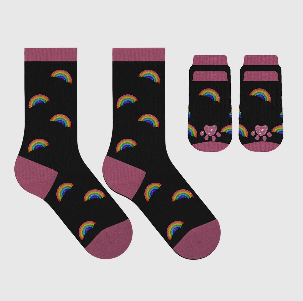 Socks for fur baby and parent